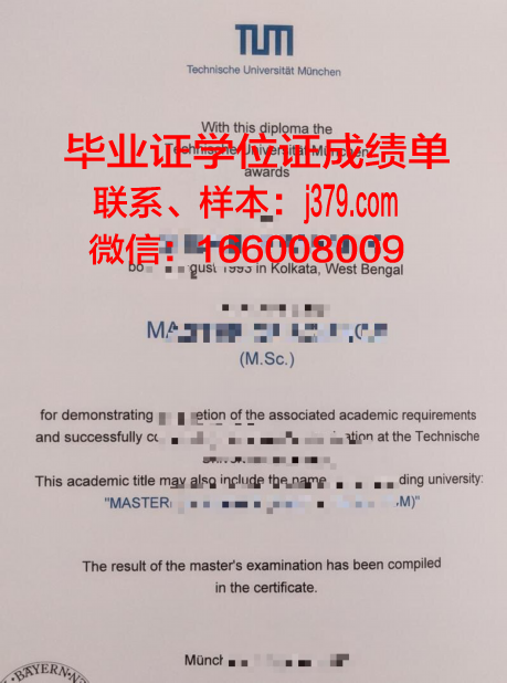 慕尼黑大学证书成绩单(慕尼黑大学证书成绩单怎么打印)