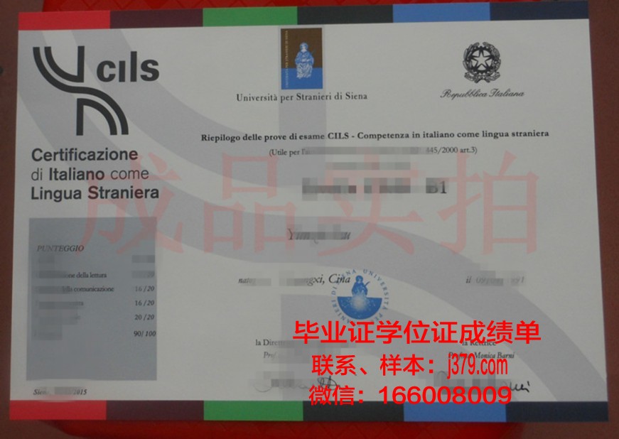 意大利锡耶纳外国人大学毕业证书图片模板(意大利锡耶纳大学附属医院)